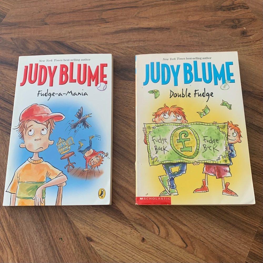 Judy Blume Book Bundle : Double Fudge and Fudge-a-Mania